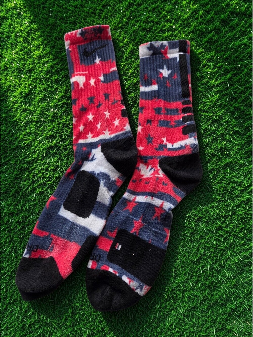 Nike Elite Digital Ink USA 4th July Kobe X Socks SX5155-900 L